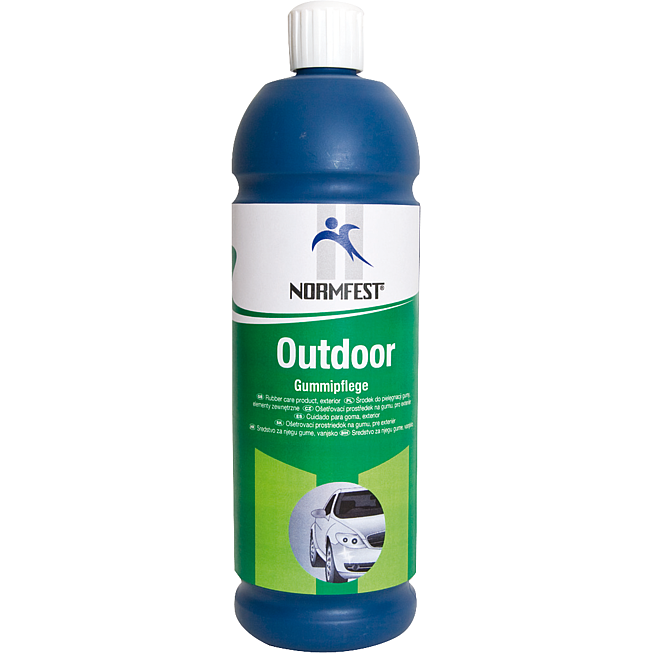 Onderhoud van rubber en kunstof Outdoor 1 Liter. 