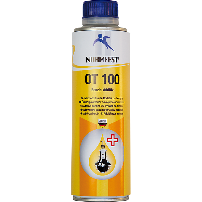 Benzine additief /-toevoeging, OT-100 300 ml.